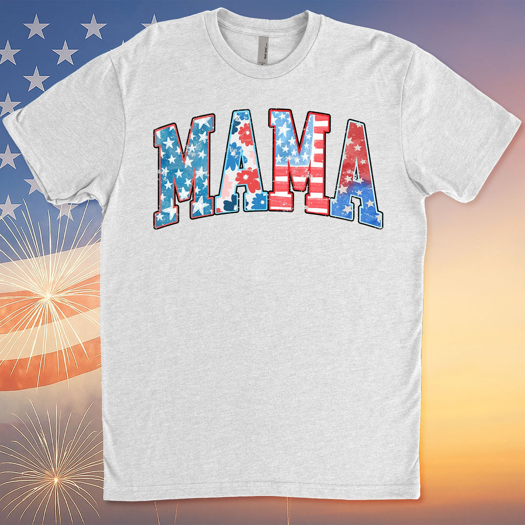 American Mama Shirt | 4th Of July T-Shirt | Patriotic Tee | Gift For Mother | Independence Shirt 682313