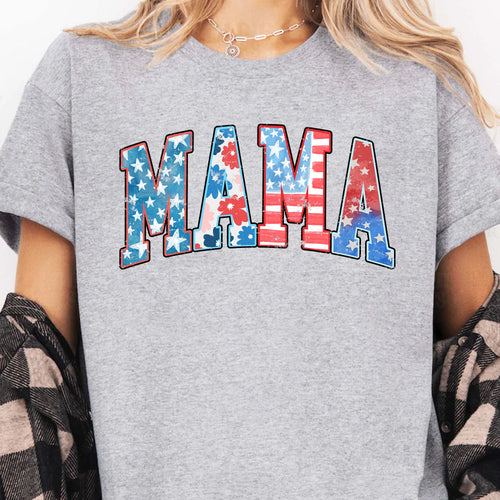American Mama Shirt | 4th Of July T-Shirt | Patriotic Tee | Gift For Mother | Independence Shirt 682313