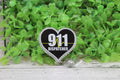 911 Dispatcher Heart Badge Reel