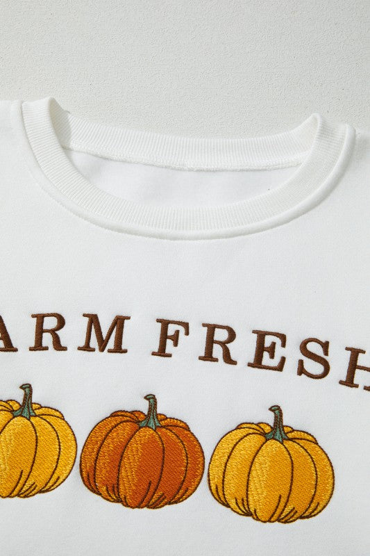 FARM FRESH PUMPKINS Thanksgiving Sweater